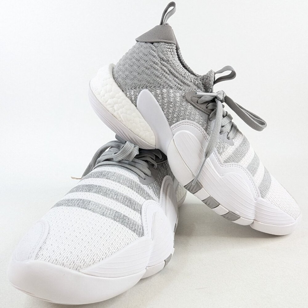Adidas Trae Young 2.0 Basketball Shoes Grey White Men’s Size 7  -H03842 NEW - Picture 7 of 8